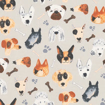 Portrait Pups Fabric by the Metre